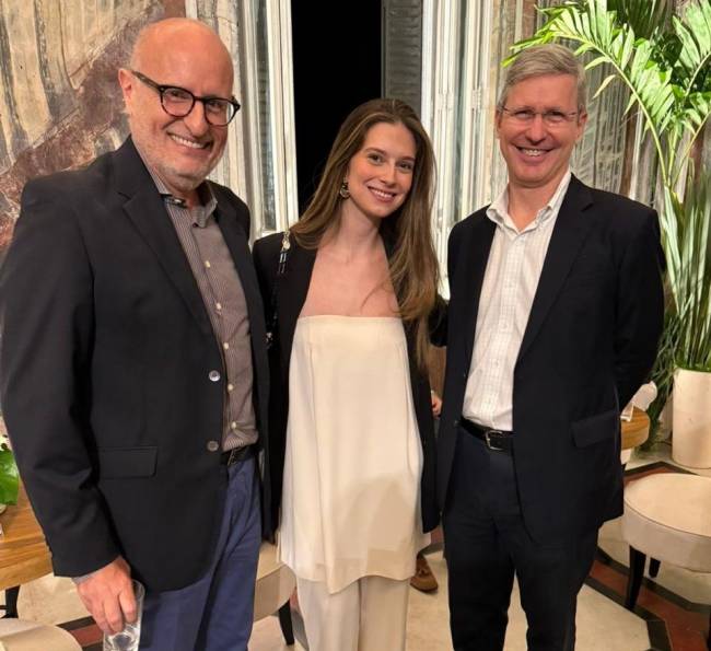 Luiz Benevides, Luisa Machado e Carlos Flexa Ribeiro