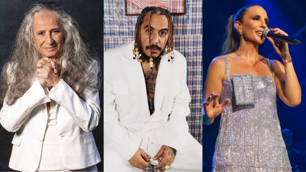 Maria Bethânia, Ivete Sangalo e Planet Hemp anunciam turnês grandiosas
