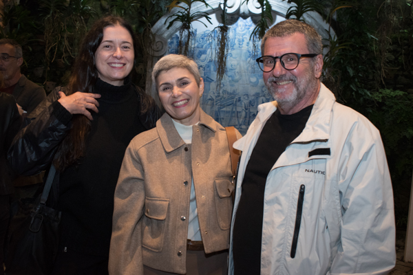 Maria Viveiro, Renata e Sérgio Jordão