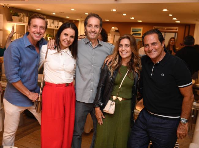 Nando Grabowsky, Vera Rebelo, Pedro Guimarães, Fernanda Medeiros e Marco Figueiredo