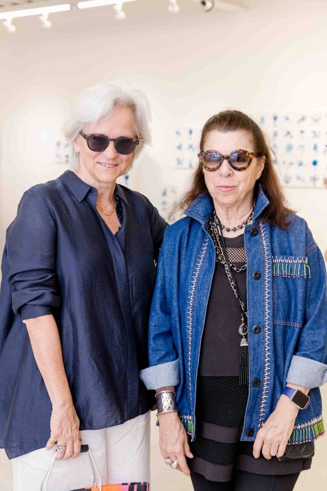 Patricia Quentel e Wanda Klabin