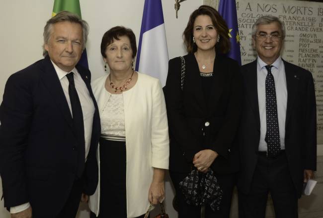 Patrick Sabatier, Anne-Marie Maréchal, Marie Bèndelac e Gilberto Ururahy