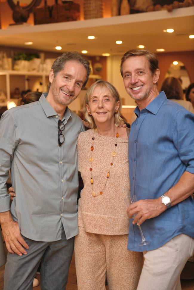 Pedro Guimarães, Tereza Seiler e Nando Grabowsky