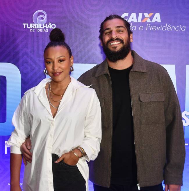 Sheron Menezzes e Saulo Bernard