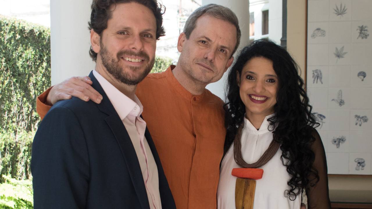 Victor Perlingeiro, Eduardo e Danielle Taulois .