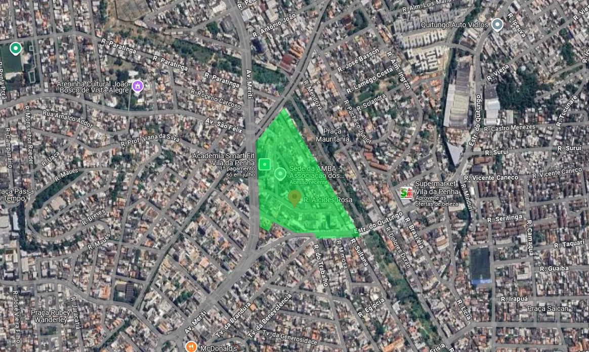 O bairro Argentino, a a mais recente criação no mapa oficial do Rio.