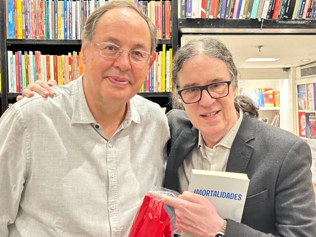 Eduardo Gianneti e Geraldo Carneiro Eduardo Gianneti e Geraldo Carneiro
