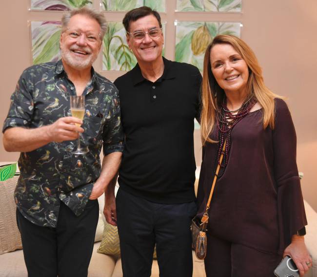 João Caetano, Ivo Wanderley e Eliane Couto