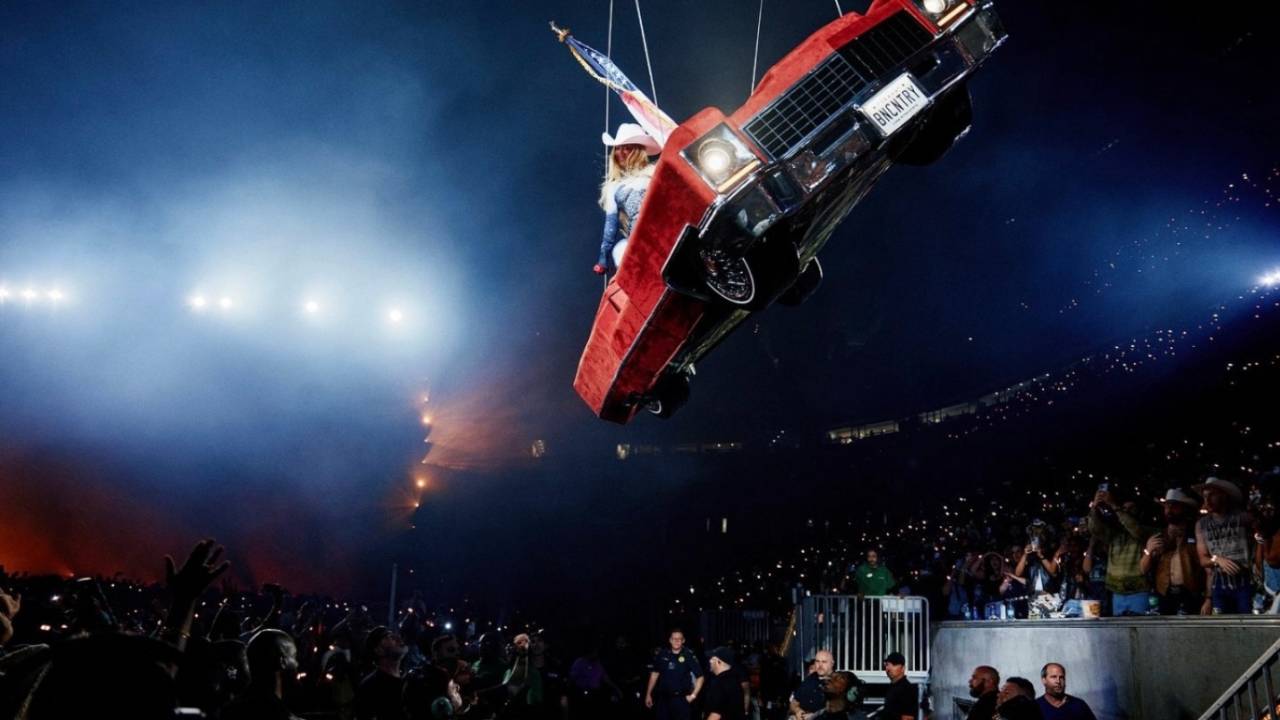 Problema com o carro no show de Beyoncé em Houston