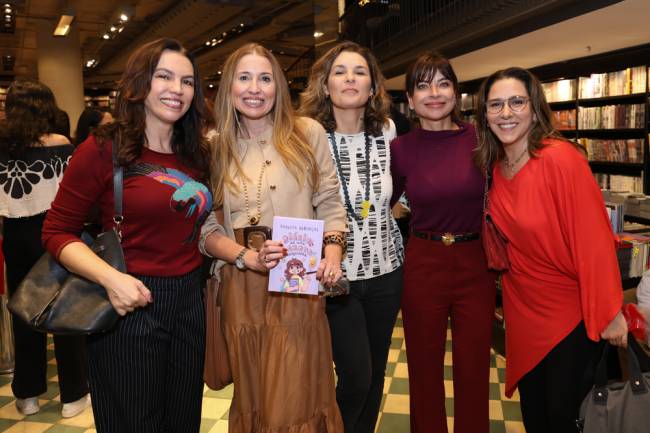 Ana Paula Araujo, Duda Pereira, Jean Terra, Anna Lima e Renata Castro Barbosa
