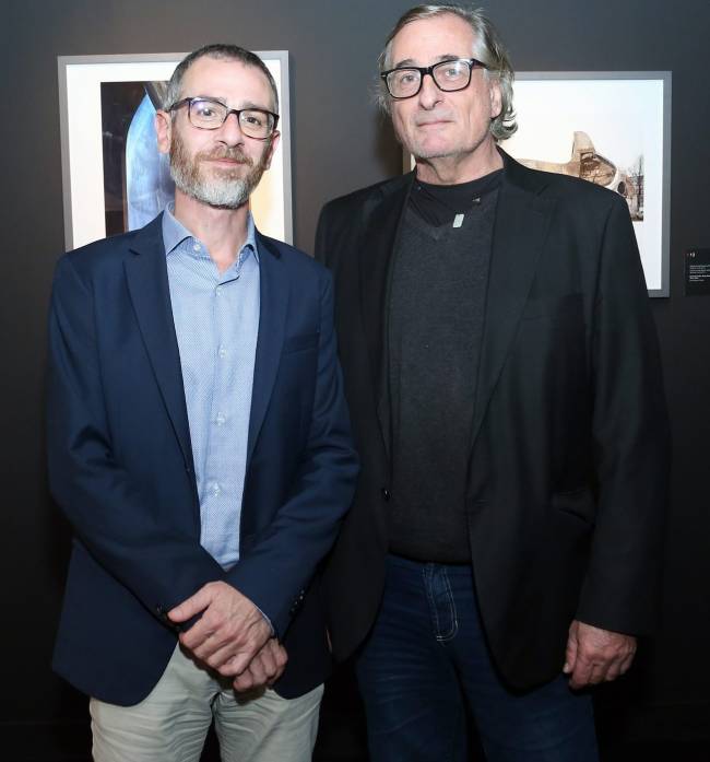 O fotógrafo Giovanni de Leva e o professor Guido Alberto Bonomini (de língua e literatura italiana na Universidade Federal Fluminense)