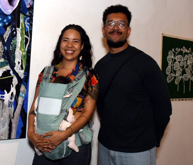 DSC_0668 Os artistas Cibelle Arcanjo e Yhuri Cruz - O TEMPO DAS COISAS VIVAS - JULHO 2025 - CG