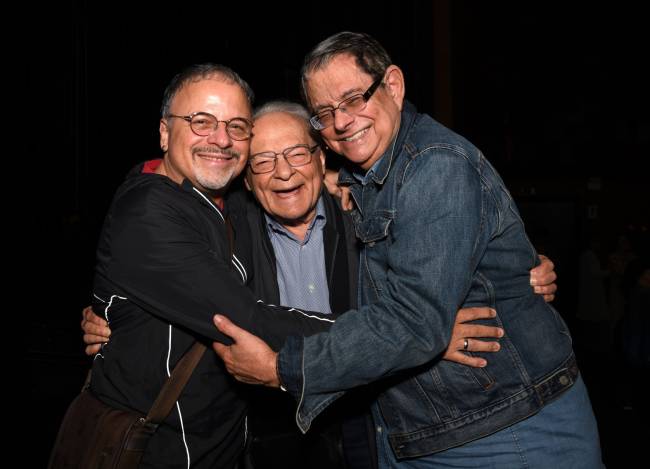 DSC_1092 Marcos Breda , Othon Bastos e Flavio Marinho - Leitura - 2 OU 3 COISAS QUE EU SEI DELAS - JULHO 2025 - CG