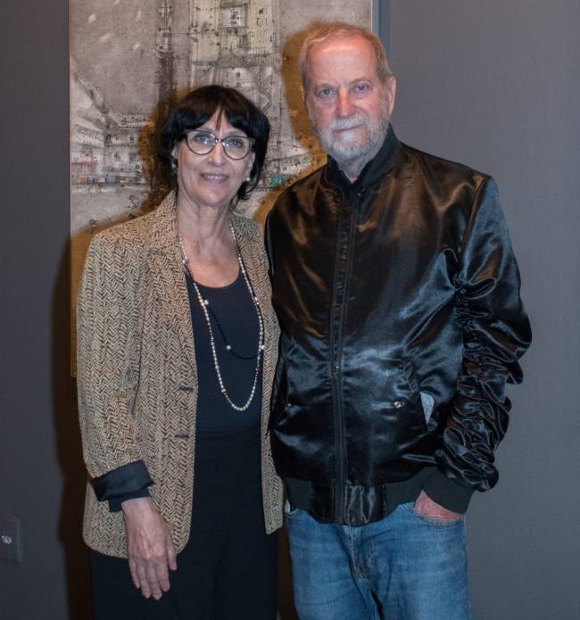 Denise Mattar e Leonel Katz