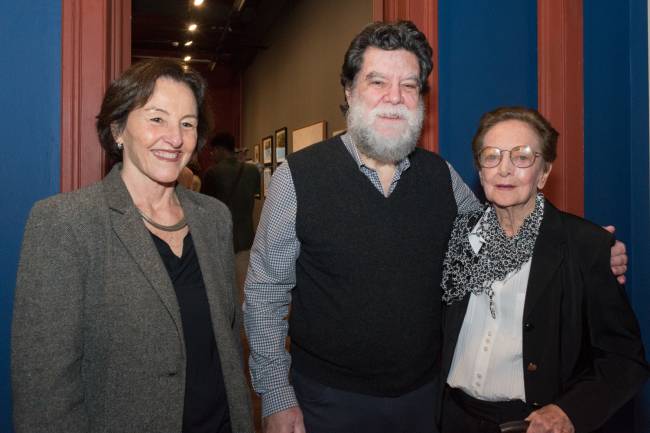 Eduarda e Cesar Ache com Maisa Byington