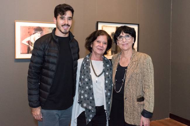 Hugo Serrão, Nair de Paula Soares e Denise Mattar