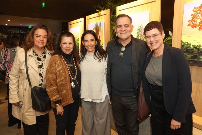 Roma Drumond, Vanda Klabin, Chris Laclau, Alberto Saraiva e Esther Bonder