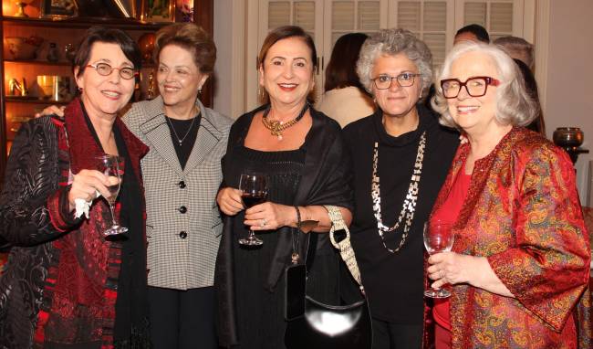 Tereza Campello, Dilma Rousseff, Katia Abreu, Izabella Teixeira e Hildegard Angel