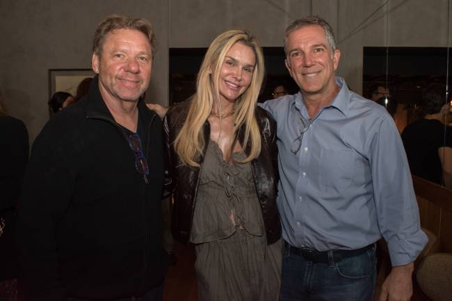 Claude Troisgros com Daniel e Nefer Leão
