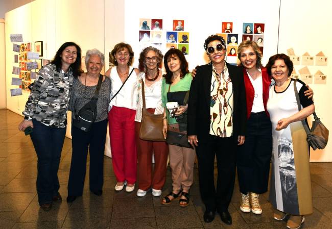 As artistas plásticas da exposição
