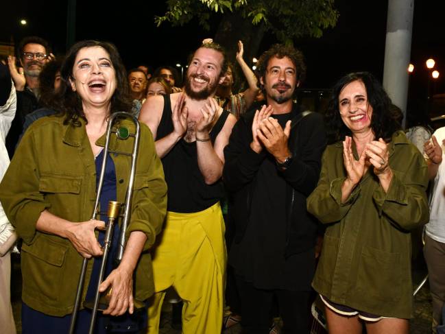 _DSC6920 Simone Ordones , Federico Puppi , Rodrigo Portella e Fernanda Vianna - GRUPO GALPÃO - Teatro Carlos Gomes - AGO 2025 - CG