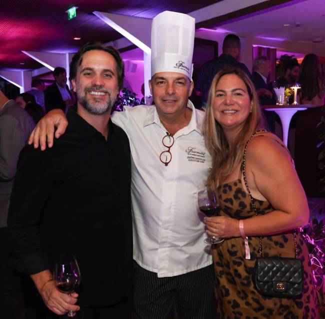 Frederico Xavier, Jerome Dardillac e Carol Sampaio