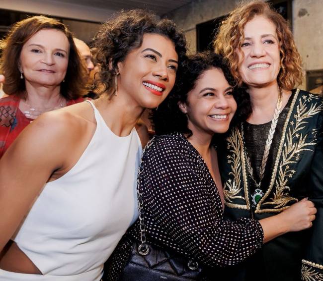 Luciana Savaget, Aline Midlej, Fátima Batista e Miriam Leitão