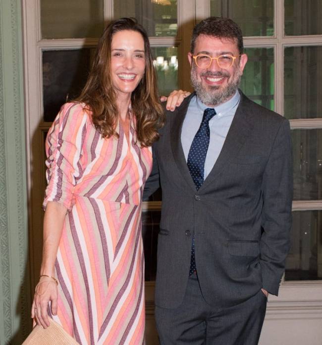 Lya Torres e Pedro Doria