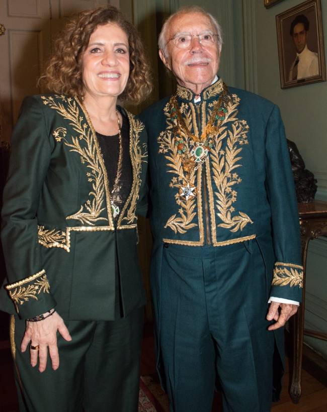 Miriam Leitão e José Sarney