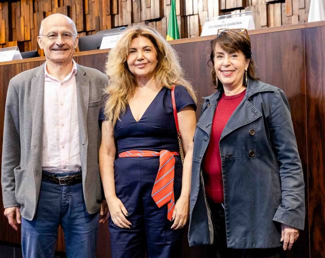 Philippe Delleur, Ana Borelli e Lalla Barretto