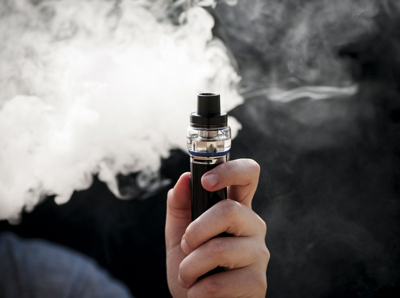 Jogo Flamengo X Grêmio: mensagem sobre o cigarro eletrônico