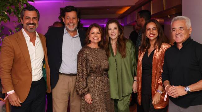 Rodrigo Lovatti, Sérgio Almeida, Patricia Costa, Andrea Rapsold, Shirley e Paulo Parente