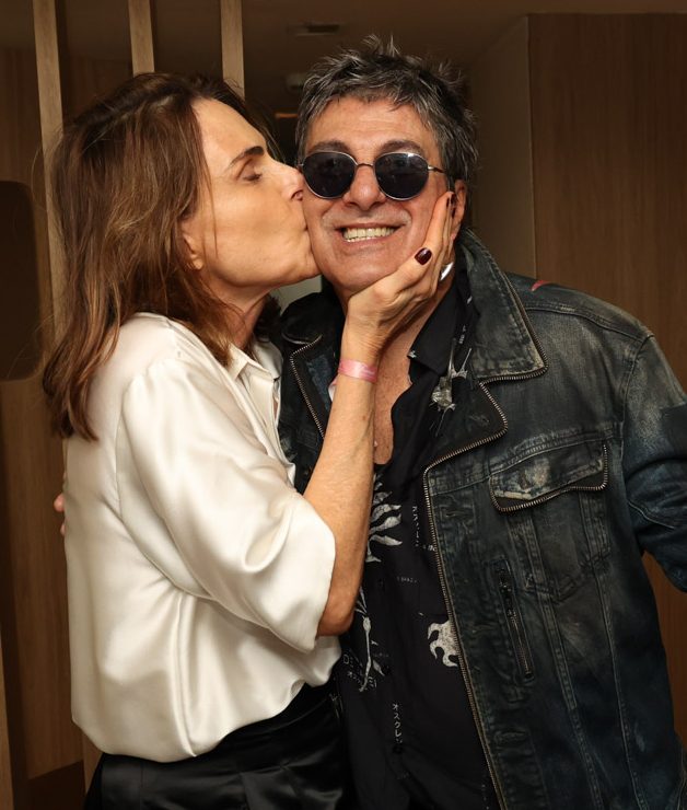 Sílvia Pfeifer e Evandro Mesquita