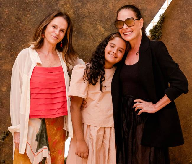 Sonia Racy, Isabel Ferraz e Carolina Ferraz