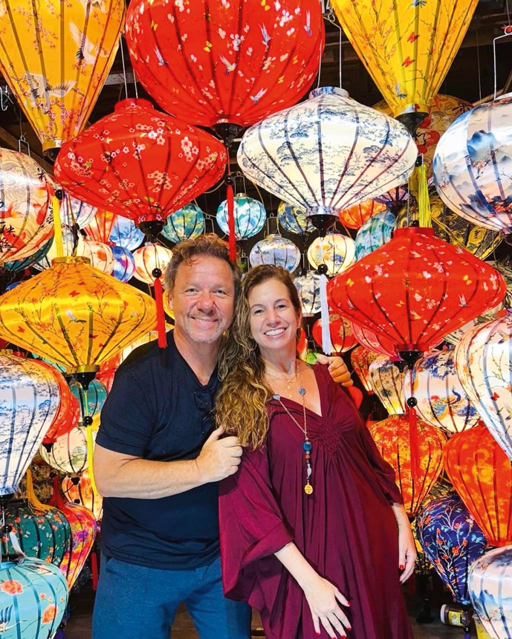 claude e clarisse credito reproducao instagram.jpg Casal: com a mulher, Clarisse: 'Ele adora meu miojo'