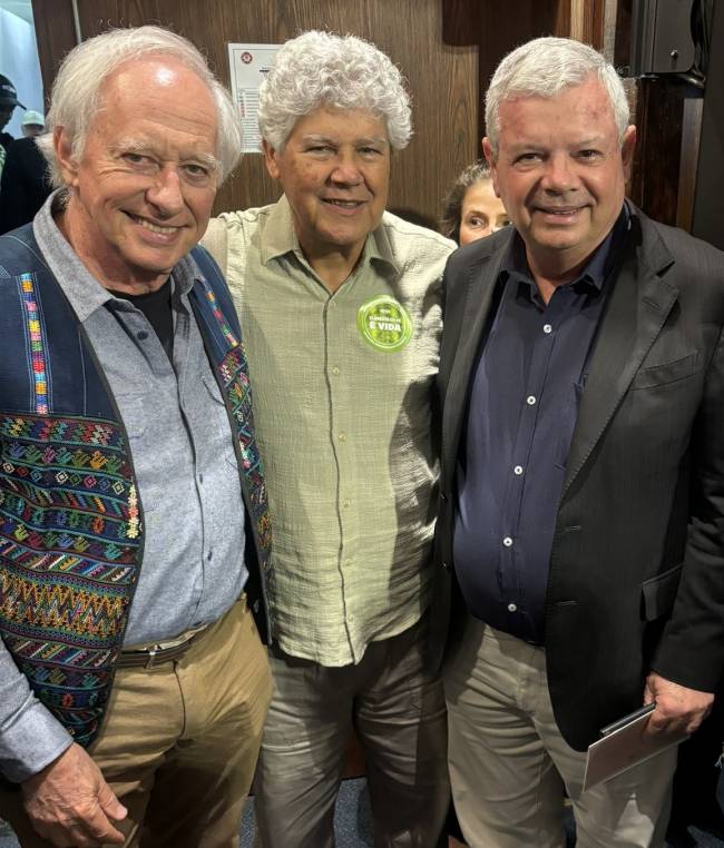 Carlos Minc, Chico Alencar e Axel Grael