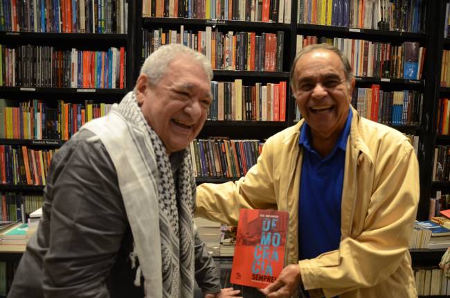 Cid Benjamin com o desembargador Siro Darlan