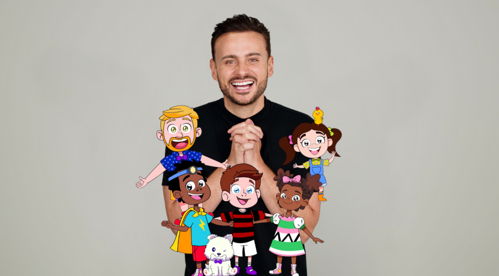Ator transforma experiência com afilhados em série infantil