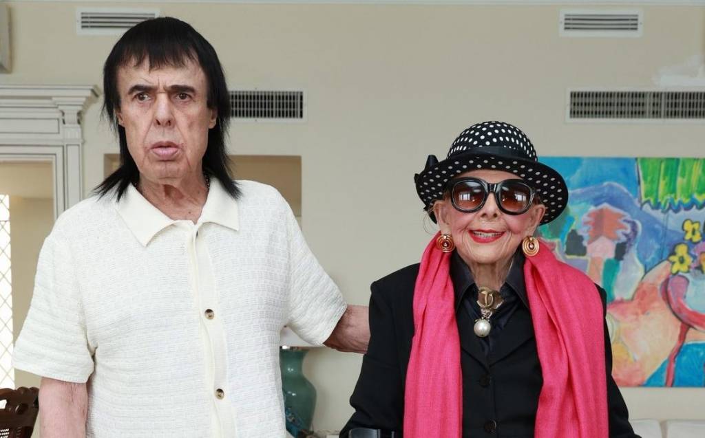 Regina Gonçalves na festa do primo João Flavio Lemos de Moraes