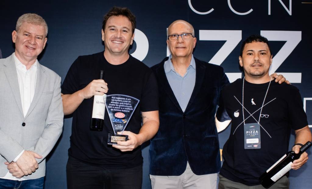 Pizza premiada: Pedro Siqueira é homenageado pelo “CCN Pizza Awards”