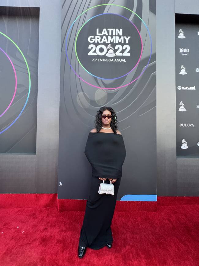 Liniker no Latin Grammy 2022 Liniker quando foi premiada no Latin Grammy, em 2022