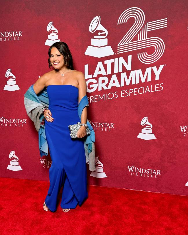 Renata Araujo no Grammy Latino Renata Araujo no Grammy Latino, em Miami, em 2024
