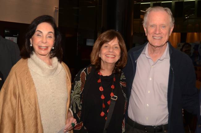 Ignez Costa e Silva com Margaret e Thomas Trebat