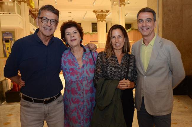 Marcelo Araújo, Vera Alencar, Letícia Lins Silva e Mauro Saraiva