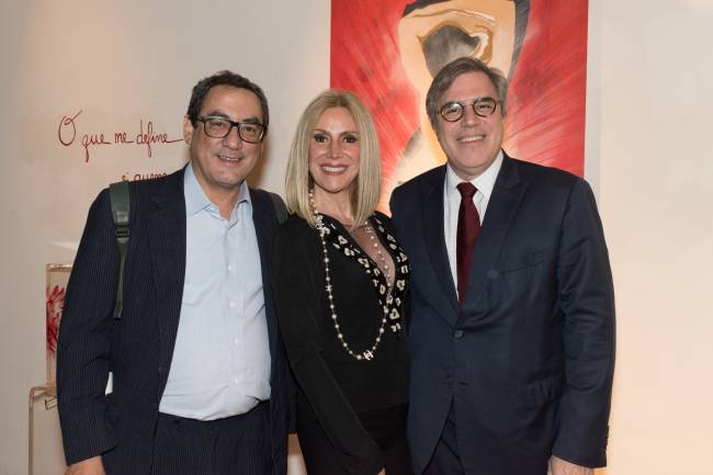 Marcelo Py, Isabela Francisco e Luciano Saldanha