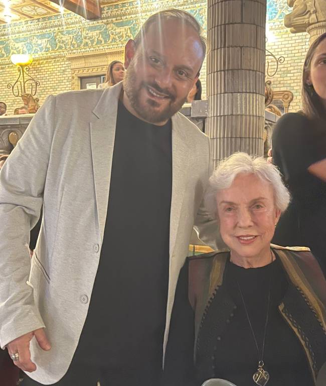 Marcos Wagner e Lucy Barreto