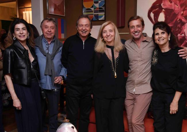 Patricia Peltier Beto Grabowsky Francisco Grabowsky Ines Basto Nando Grabowsky e Viviane Grabowsky