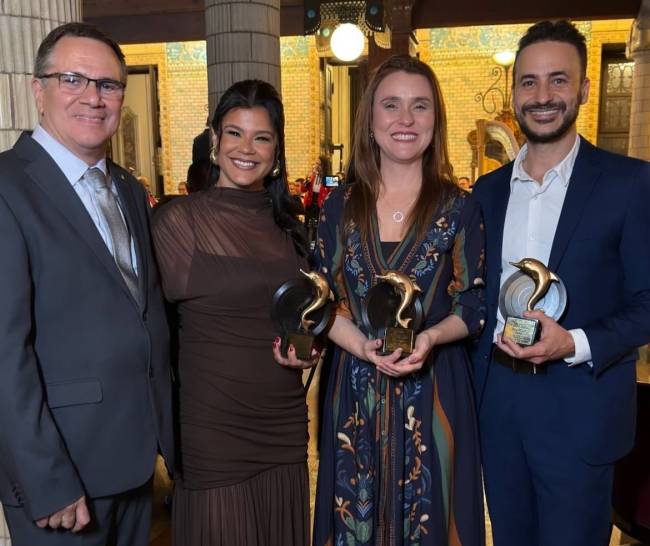 César Miranda Ribeiro, Graziela Domingues e Marcos Nauer