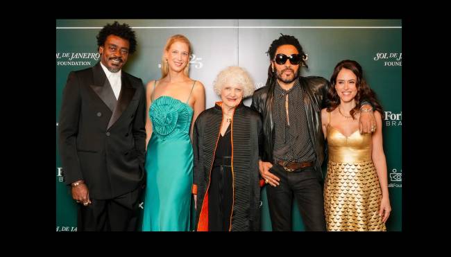 25th Annual BrazilFoundation Gala at Plaza Hotel Seu Jorge, Lady Ella Windsor, Leona Forman, Lenny Kravitz e Paula Bezerra de Mello