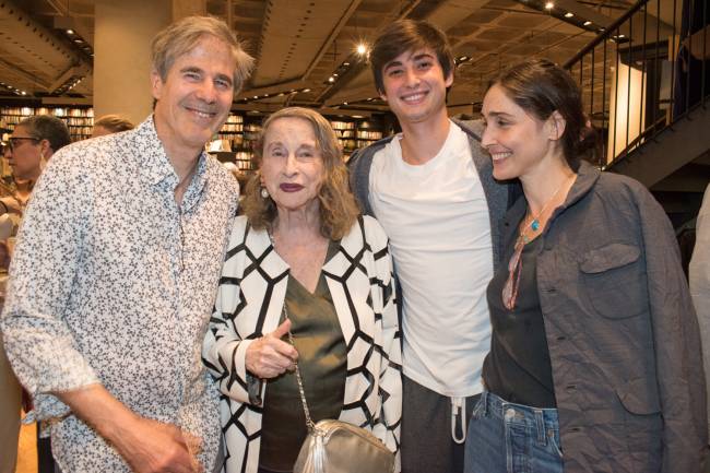 Walter Salles, Anna Bella Geiger, Vicente Klabin Salles e Maria Klabin